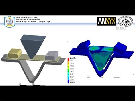 sheet metal bending simulation|ansys metal bending tutorial.